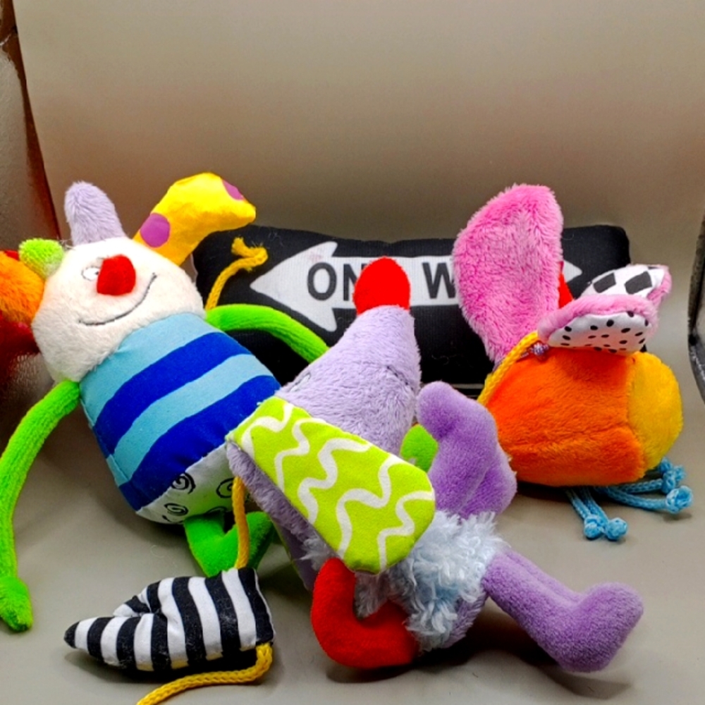 Colorful Plush Toy Set